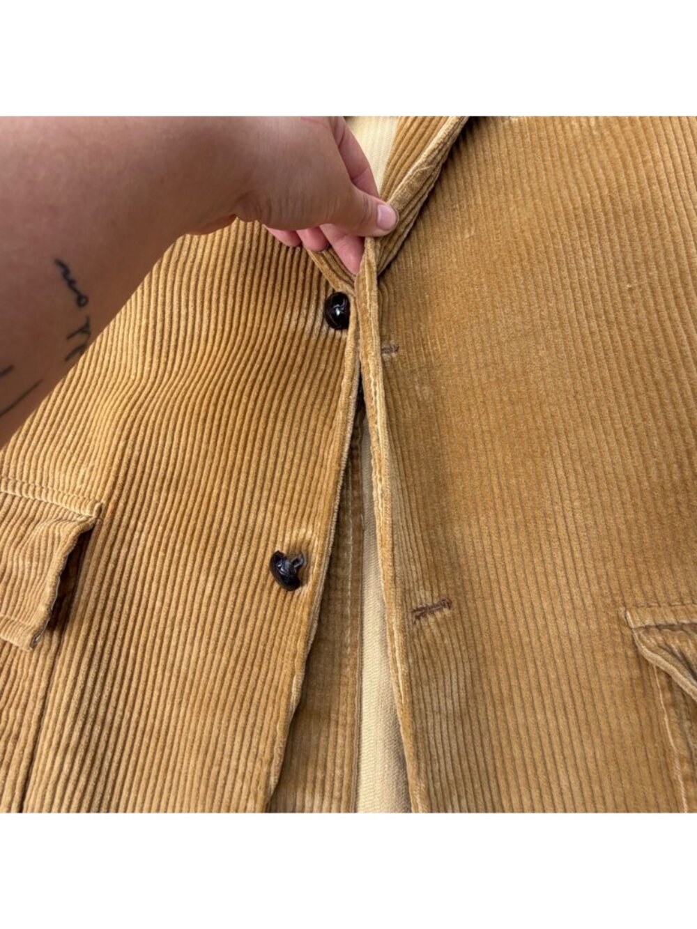 Vintage Mens Corduroy Blazer Jacket 38L By New York Store In Mustard Yellow - Picture 2 of 8